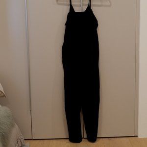 NaaNaa LF Velvet Jumpsuit BLACK
